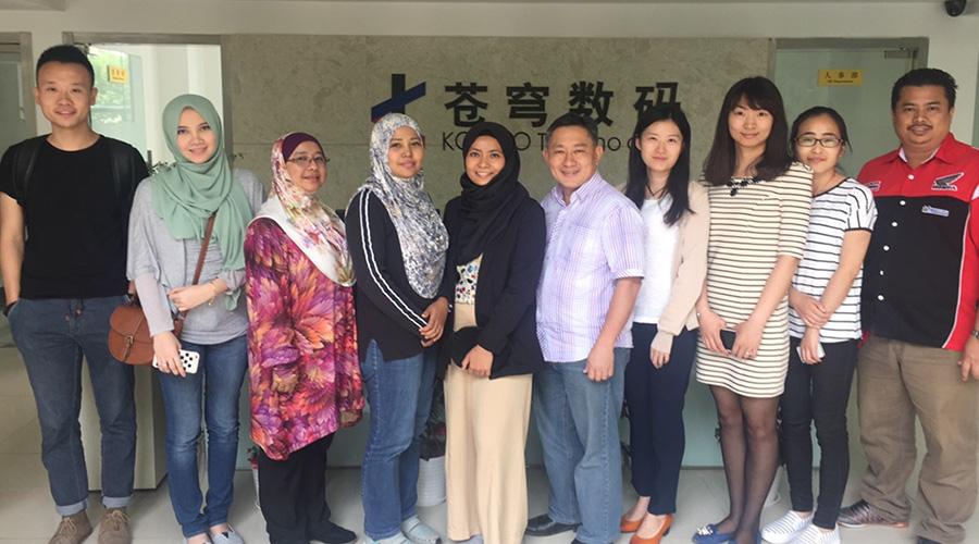 馬來(lái)西亞Prodata部門(mén)訪問(wèn)武漢技術(shù)中心